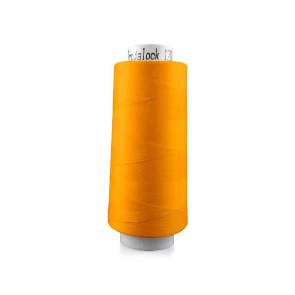 Trojalock Overlockgarn Hellorange Col. 70160 2500m Spule